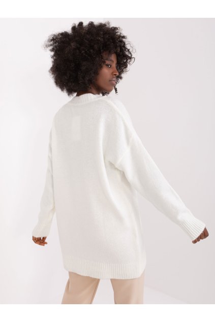 Dámsky sveter farba Okrová kód BA-SW-0577.36X (Farba Okrová, Veľkosť ONE SIZE)