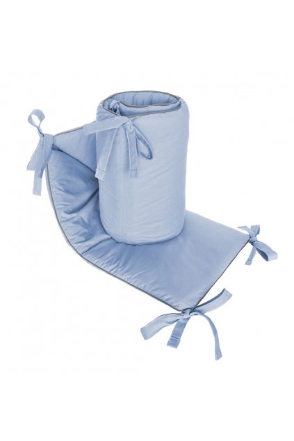 Mantinel do Postieľky Belisima Palermo modrý - Štýlový a Bezpečný Komfort pre Vaše Dieťa