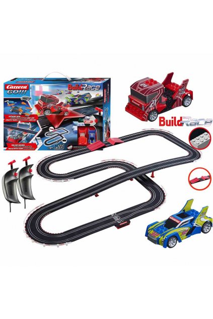 Autodráha Carrera Go Build'n Race - Racing Set 6,2m