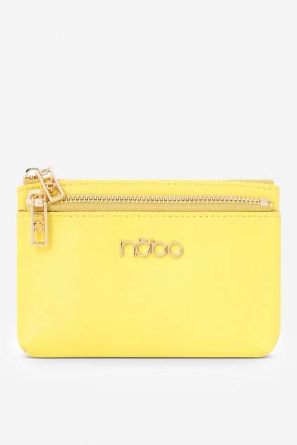 Dámska žltá priemerná peňaženka kód NPUR-LR0150-C008 LIMONKOWY