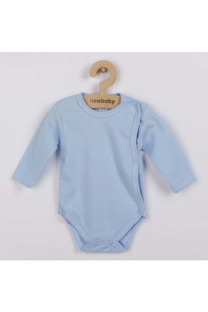 Dojčenské body celorozopínacie New Baby Classic modré