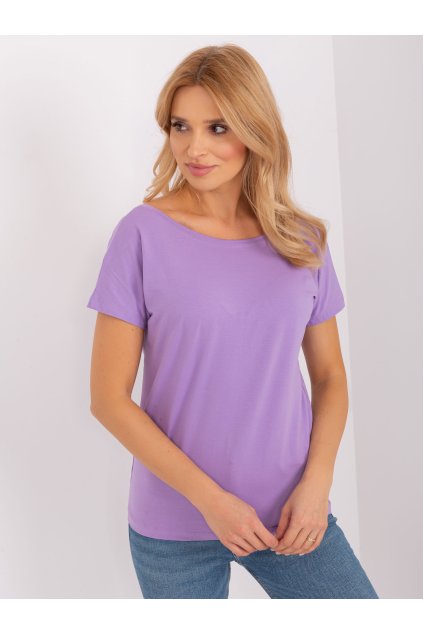 Dámske jednofarebné farba svetlo-fialová kód RV-TS-4662.99