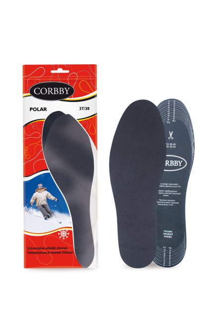 Corbby POLAR Ocieplane wkładki z węglem aktywnym (Veľkosť Uni veľkosť 36-46)