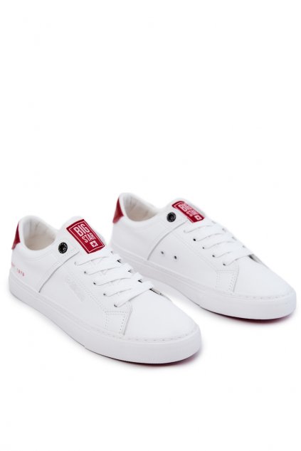 Pánske tenisky  biele kód obuvi JJ174106 WHT/RED