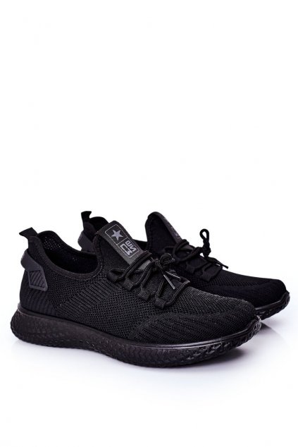 Pánske tenisky farba čierna kód obuvi 21MN02-3634M BLACK