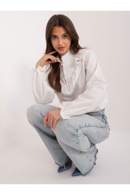 Dámske Košeľa farba Biela kód LK-KS-509556.34