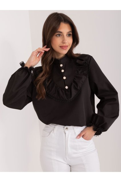 Dámske Košeľa farba Čierna kód LK-KS-509556.34