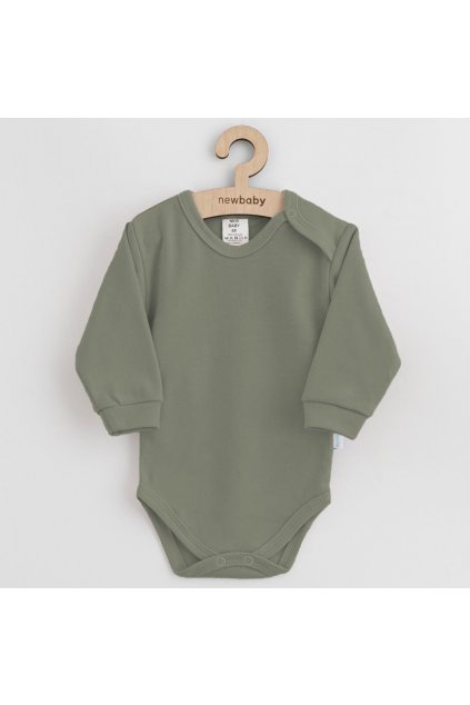 Detské dojčenské bavlnené body zelená
