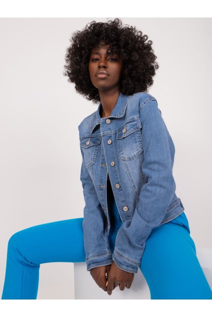 Dámska Bunda farba Modrá kód HM-KR-E1816-1.21