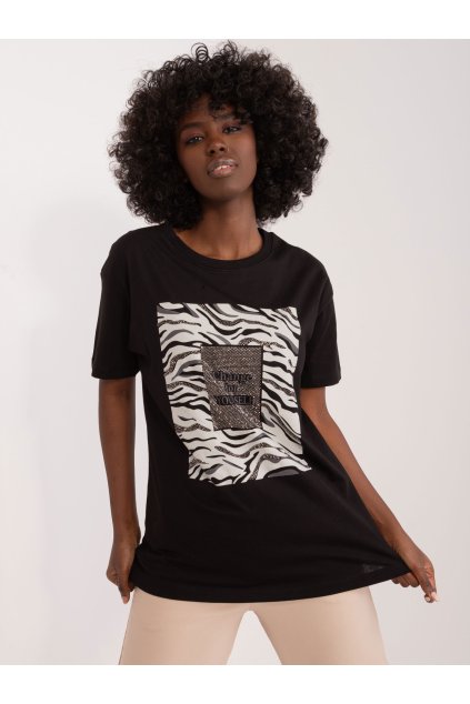 Dámske s aplikáciou farba čierna kód PM-TS-4588.79