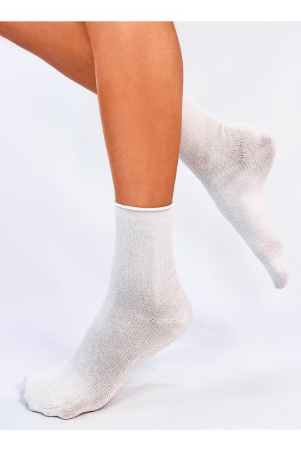 Damske ponožky biele SK-BL21014