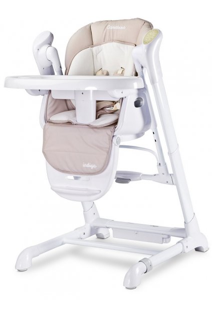 Detská jedálenská stolička 2v1 Caretero Indigo beige