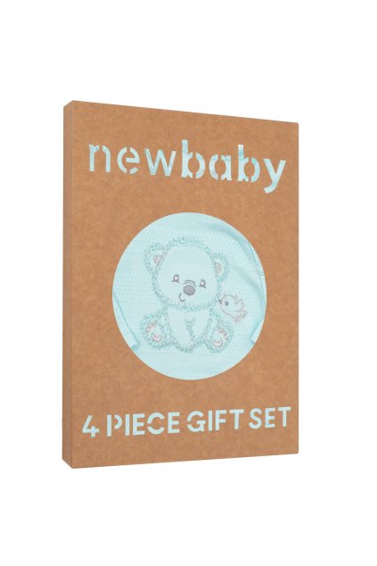 Dojčenská súprava do pôrodnice New Baby Sweet Bear modrá