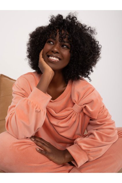 Dámske Komplet farba Broskyňová kód DHJ-KMPL-8831.14X (Farba Broskyňová, Veľkosť ONE SIZE)