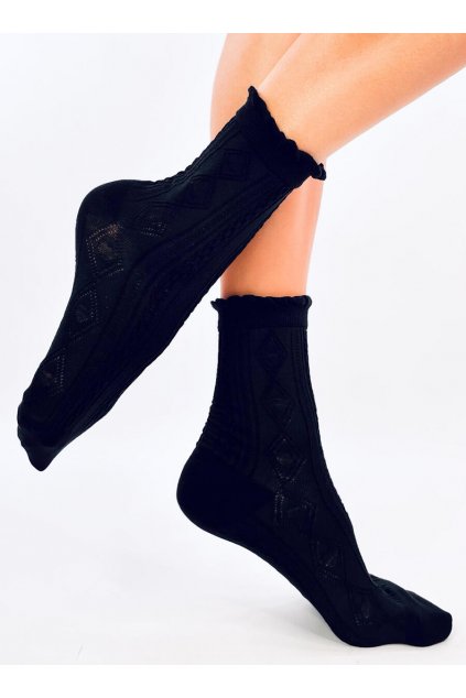 Damske ponožky čierne SK-M-1605