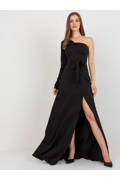 Dámske čierne šaty večerné kód produktu 15- TemU - 1-LK-SK-509191.29X