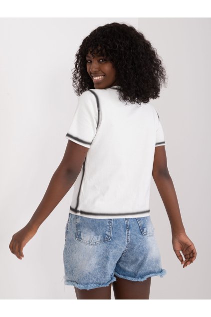 Dámske s aplikáciou farba biela kód NM-TS-DDD654.60