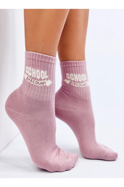 Damske ponožky ružové SK-WJYC94474X