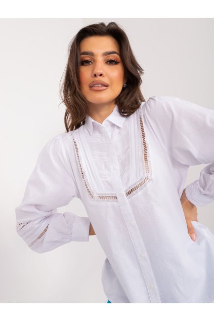 Dámske Košeľa farba Biela kód BP-KS-1146.60 (Farba Biela, Veľkosť S)