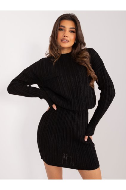 Dámske Komplet farba Čierna kód BA-KMPL-0525.06 (Farba Čierna, Veľkosť ONE SIZE)