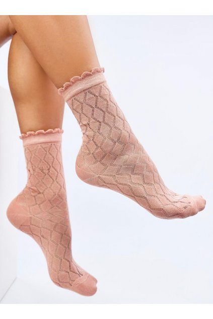 Damske ponožky ružové SK-WJYC90133