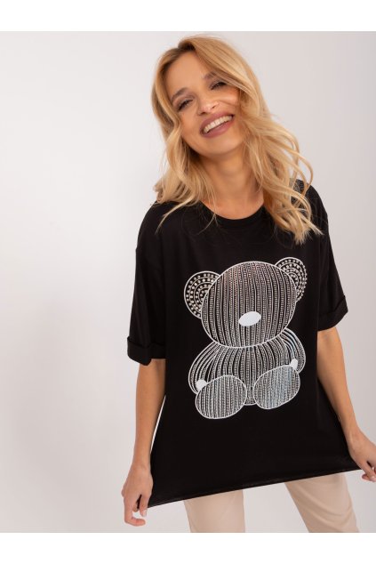 Dámske s aplikáciou farba čierna kód PM-TS-4575.30