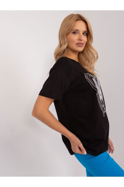 Dámske s aplikáciou farba čierna kód PM-TS-4619.30