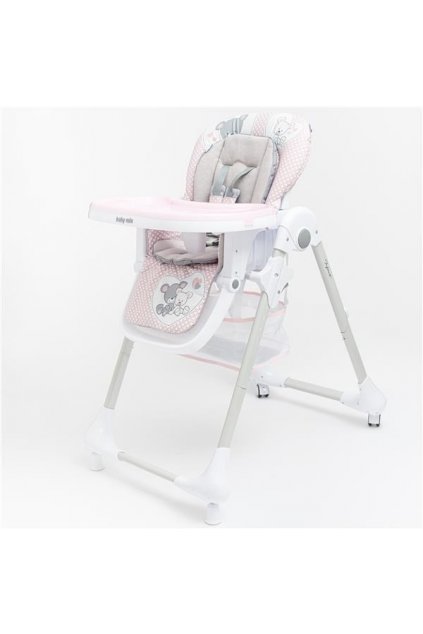 Jedálenská stolička Baby Mix Infant pink