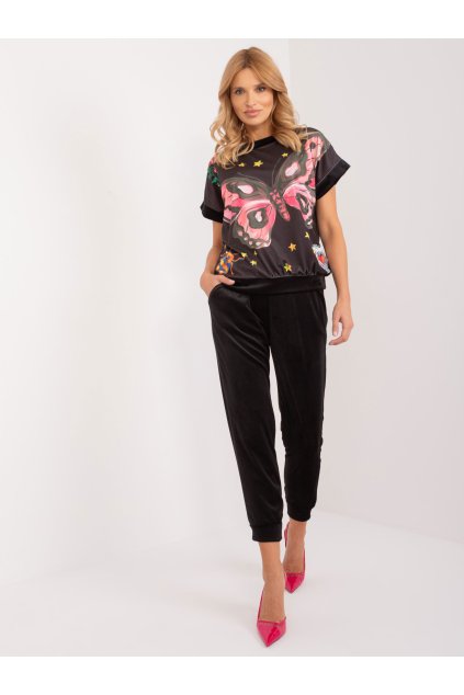 Dámske Komplet farba Čierna kód DHJ-KMPL-8899.00X (Farba Čierna, Veľkosť ONE SIZE)