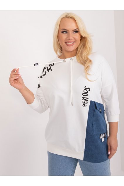 Dámska blúzka plus size okrová RV-BZ-9399.18