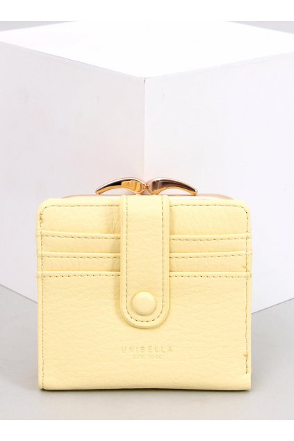 Dámska žltá peňaženka z eko kože kód PN- AAA -10-PF-MD10030