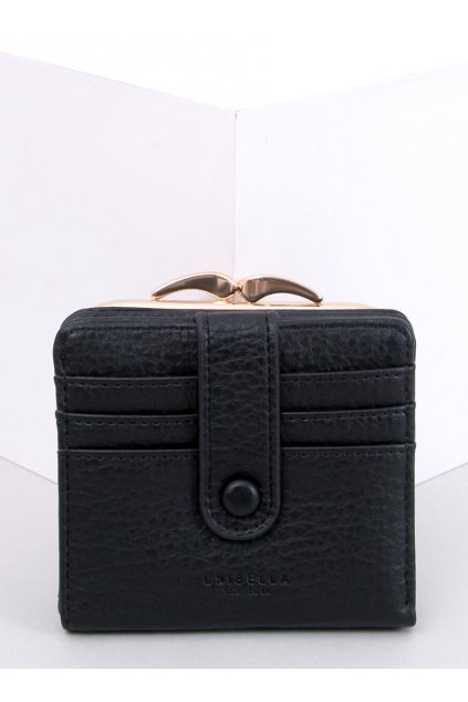 Dámska čierna peňaženka z eko kože kód PN- AAA -10-PF-MD10030