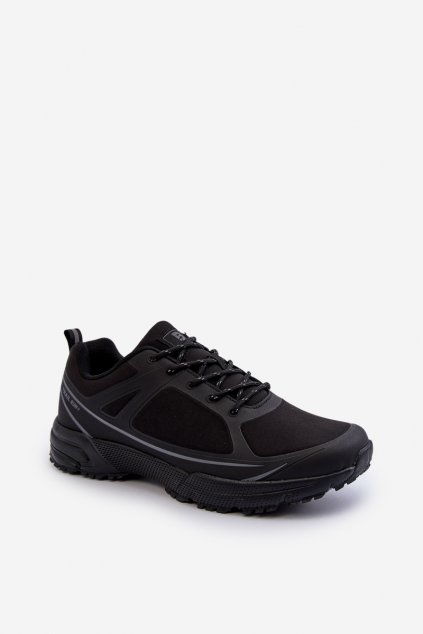 Pánske topánky na zimu  čierne kód obuvi 24MN38-6932 BLK