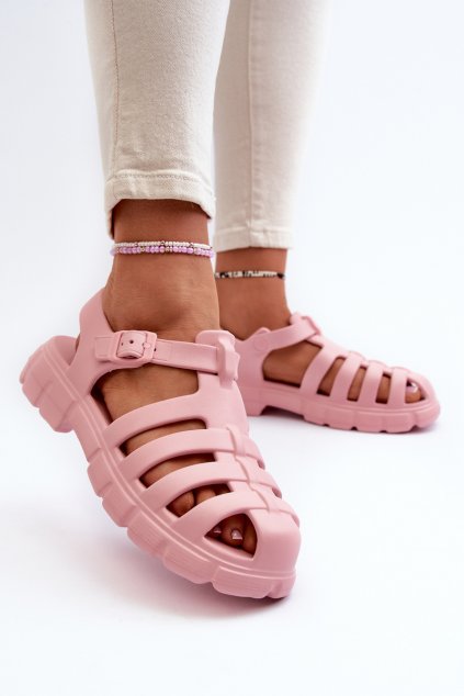 Dámske sandále  ružové kód obuvi 3761 PINK