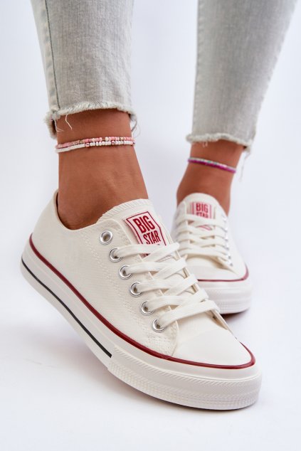 nízke Dámske tenisky big star nn274274 biele / (Veľkosť 36)