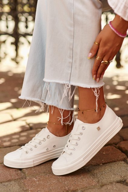 Klasické Dámske tenisky big star nn274285 biele / (Veľkosť 36)