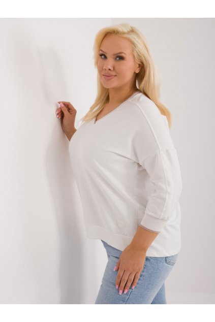 Dámska blúzka plus size okrová RV-BZ-9343.33