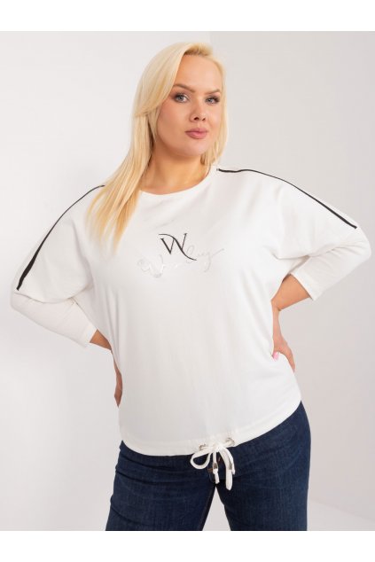 Dámska blúzka plus size okrová RV-BZ-9497.02