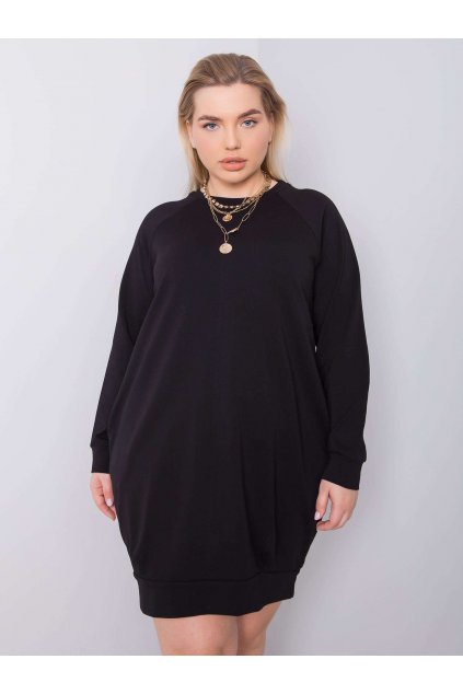 Dámske čierne šaty plus size kód produktu 15- TemU - 1-RV-SK-6296.99