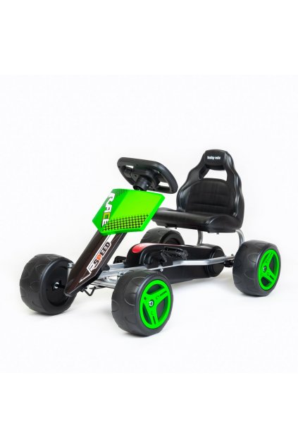 Detská šliapacia motokára Go-kart Baby Mix Speedy zelená