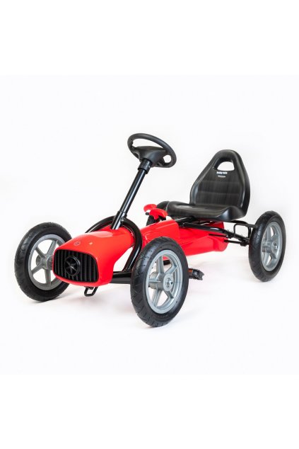 Detská šliapacia motokára Go-kart Baby Mix Buggy červená