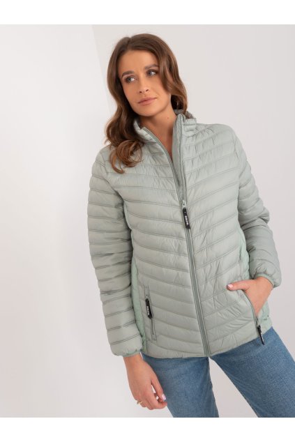 Dámska Bunda farba Pistáciová kód D50076XB44536A2 (Farba Pistáciová, Veľkosť M)