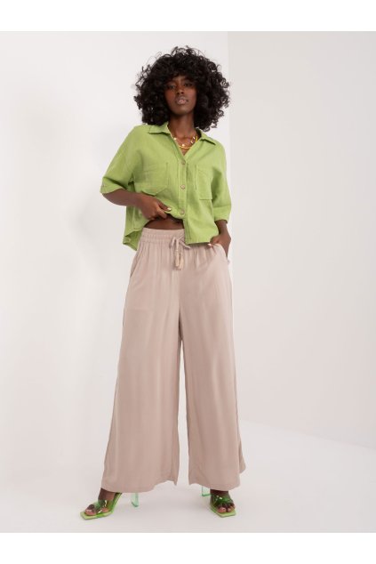 Dámske Nohavice farba Béžová kód D73761M62237E (Farba Béžová, Veľkosť S)