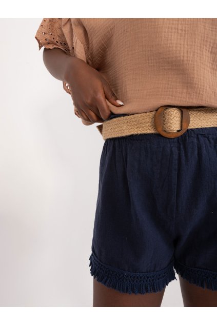 Dámske Šortky farba Granatovo-modrá kód DHJ-SN-5536.34X