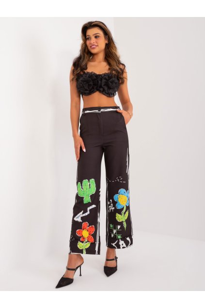 Dámske Nohavice farba Čierna kód DHJ-SP-18857.31