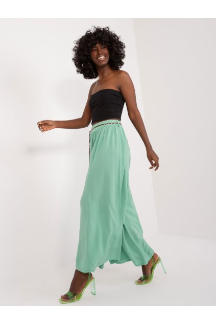 Dámske Nohavice farba Pistáciová kód TW-SP-BI-81733.14