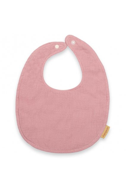 Mušelínový detský podbradník New Baby pink