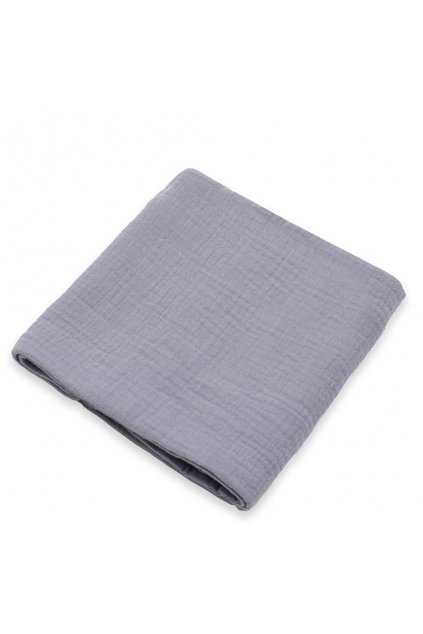 Mušelínová deka New Baby grey