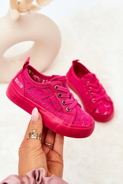 Detské tenisky  ružové kód obuvi JJ374131 PINK