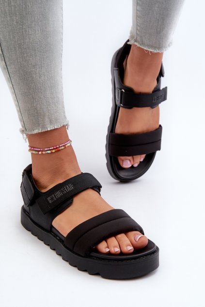 Dámske Sandále na platforme big star nn274750 čierne / (Veľkosť 36)